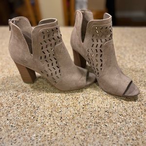 Madden Girl open toe booties
